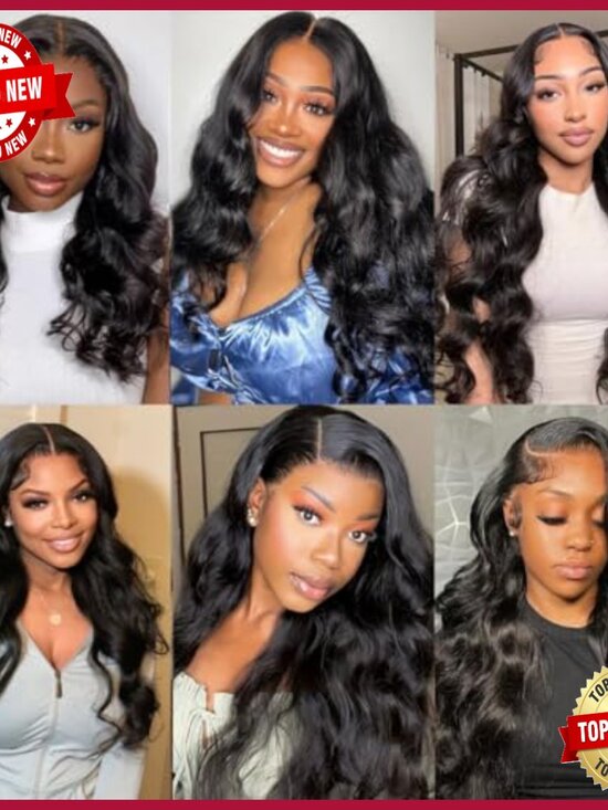 Body Wave Human Hair Extensions 3 Bundles 18-22 Inch Brazilian Virgin Hair